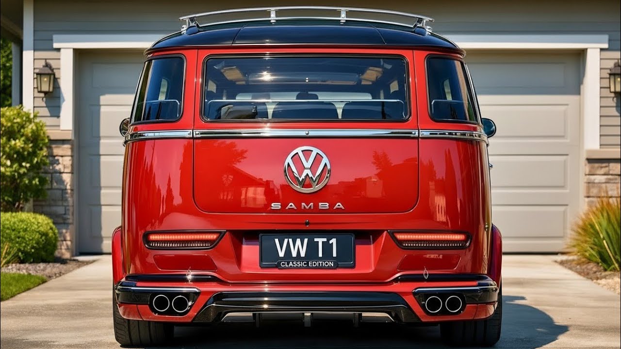 Volkswagen acaba de resucitar una leyenda: el T1 Samba 2026 es pura locura retro 🚐🔥