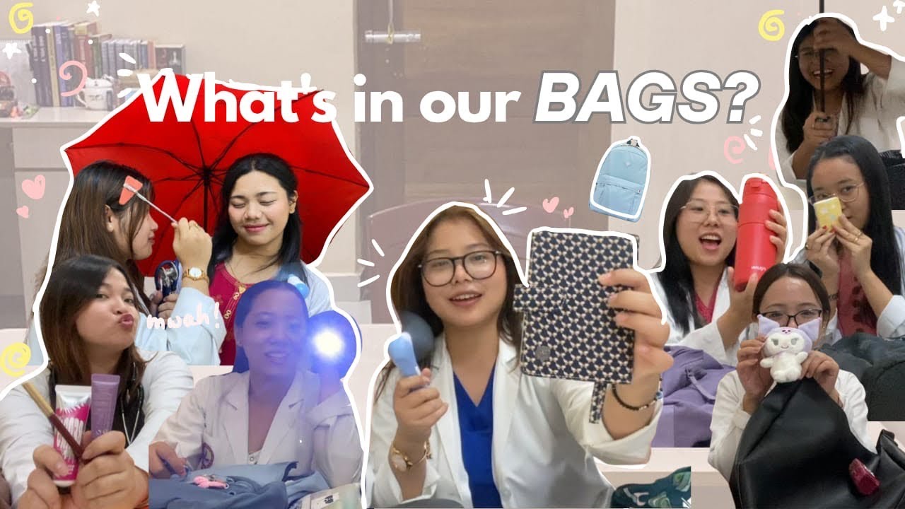 WHAT’S IN OUR BAGS?? (Ft. VIVA in Room 3A-11)