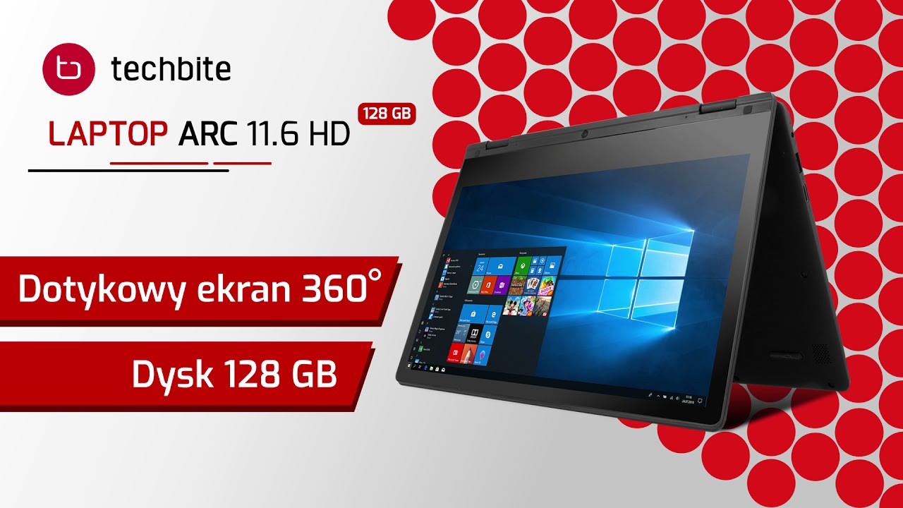 Laptop techbite Arc 11.6 128 GB HD &ndash; teraz za 1099 zł zamiast 1499 zł
