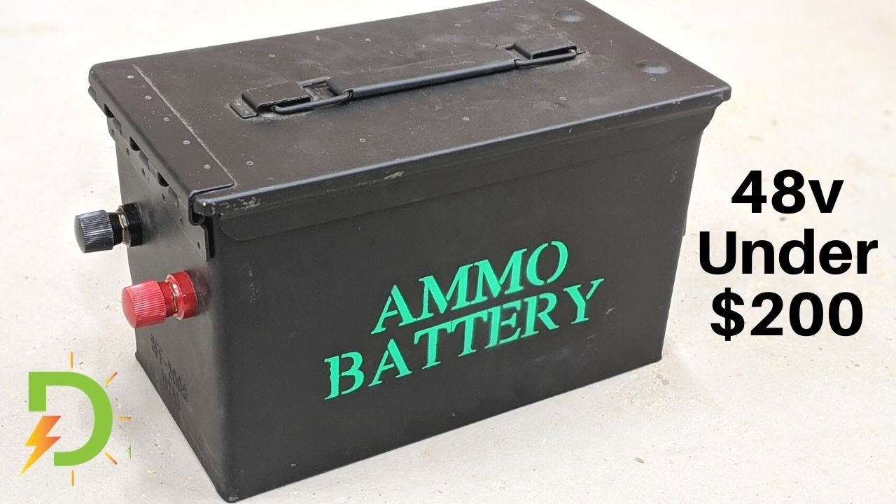 48v DIY Battery in an Ammo Can