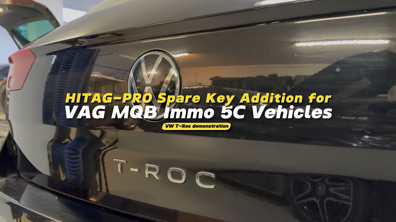 VW T-Roc Immo 5C Add Key (HITAG-PRO) using AVDI, RH850 Programmer and Protag!