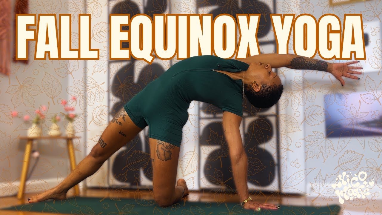 Fall Equinox Yoga | Balancing, Grounding, Releasing | 15 Minutes