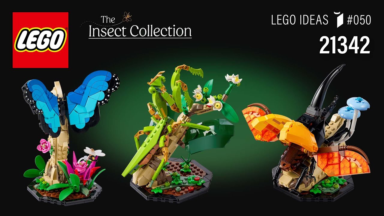 LEGO® Ideas The Insect Collection (21342)[1111 pcs] Step-by-Step Building Instructions | TBB