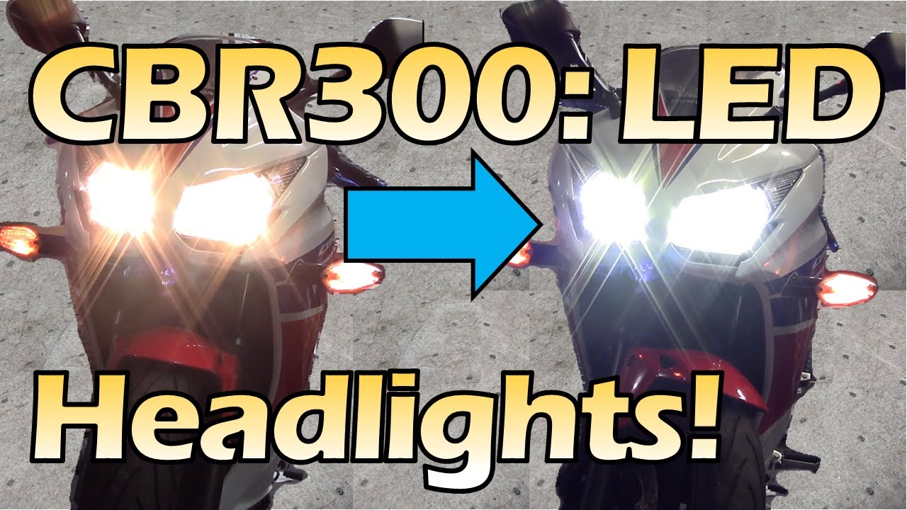 CBR300R - How to pick and install LED headlights