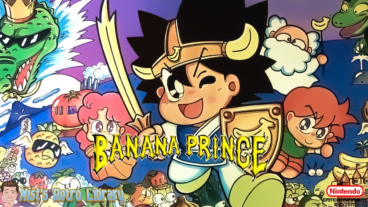 Mist's Retro Library Ep. 762: Banana Prince - Full Game! [Nintendo 8-bit]