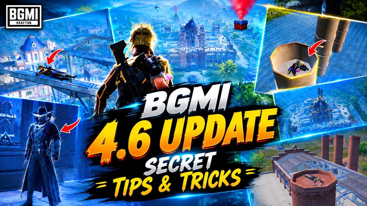 BGMI 4.6 Update Secret Tips and Tricks for High Finishes | BGMI Conqueror Rank Push Tricks