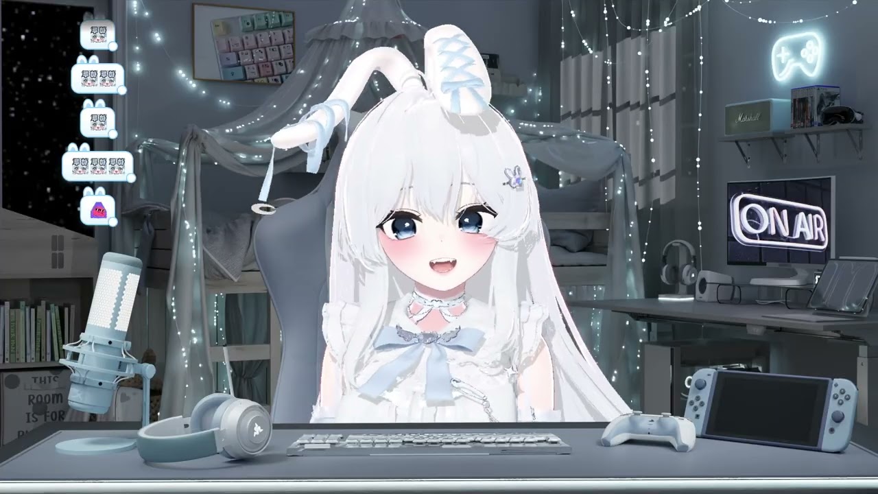 ⭐데뷔 17 일차⭐마법소녀 루나비의 저녁 방송 🩵