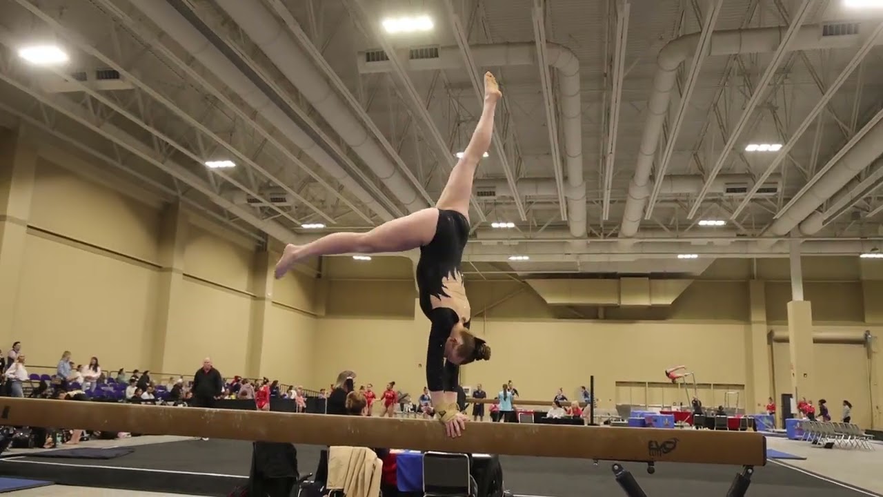 Leah Hoggatt 2nd Beam 9.425 Charleston Cup 2026 Wildfire Gymnast Level 8