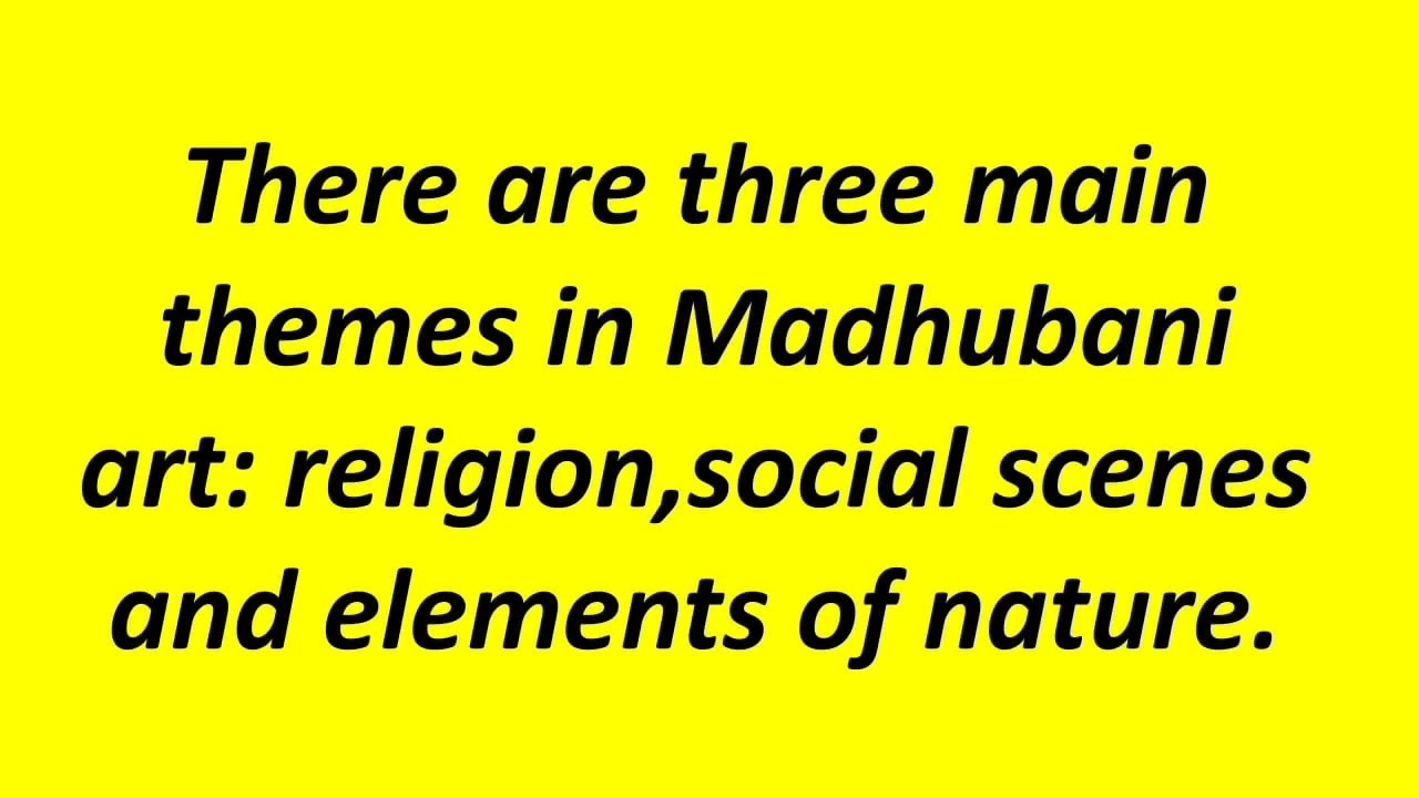 About Madhubani Painting/Few lines on Madhubani Painting/Short essay on Madhubani Painting.