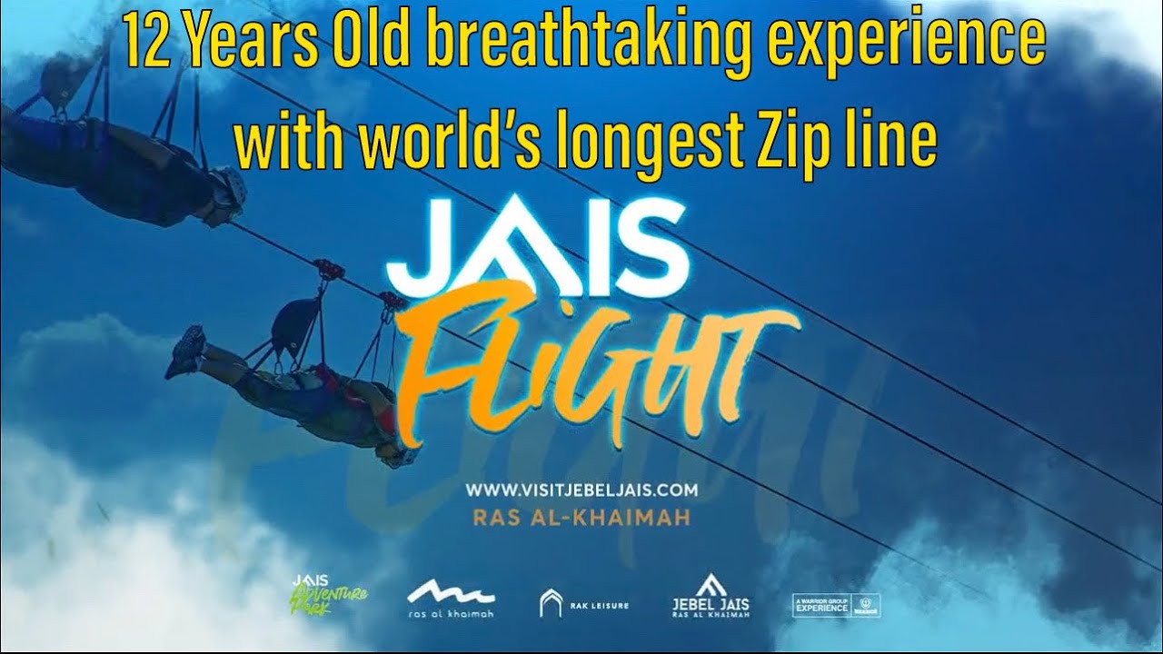12 Years Old breathtaking experience with the world&rsquo;s longest Zipline | 4K