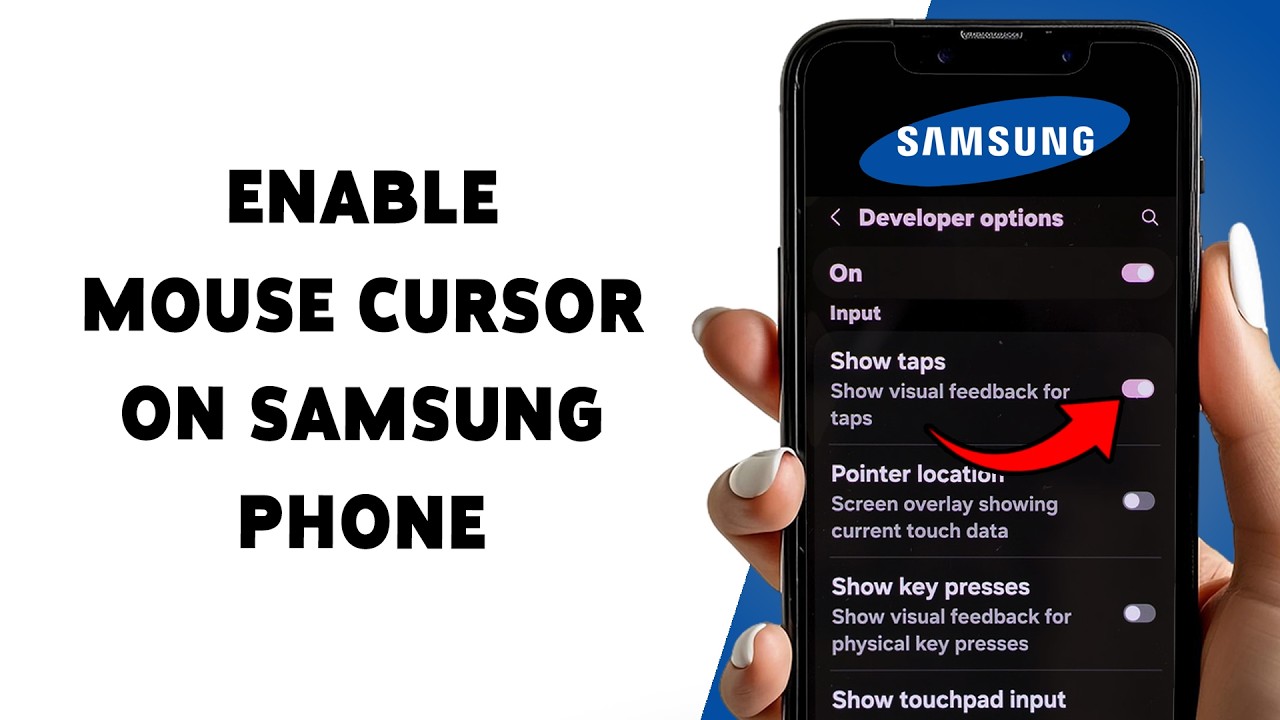 Как включить курсор мыши на телефоне Samsung | Как отобразить указатель мыши в Android 2026