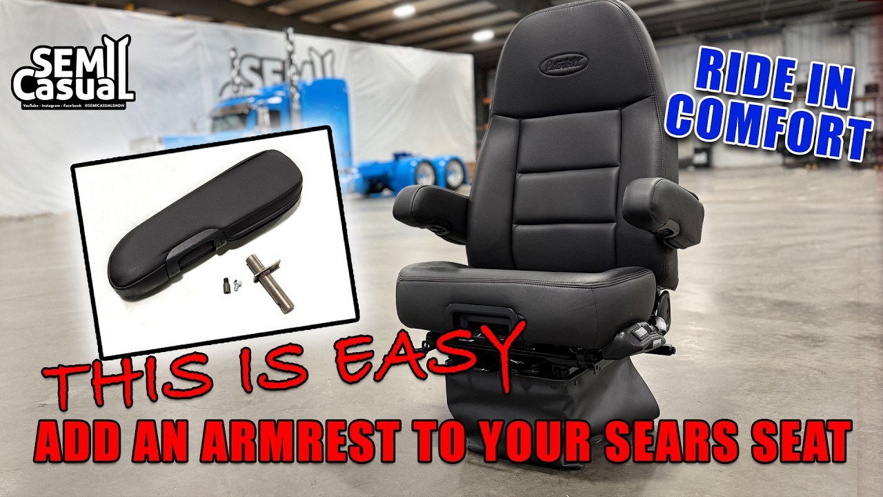 HOW TO: Dual Armrest for sears seats in a Peterbilt 589