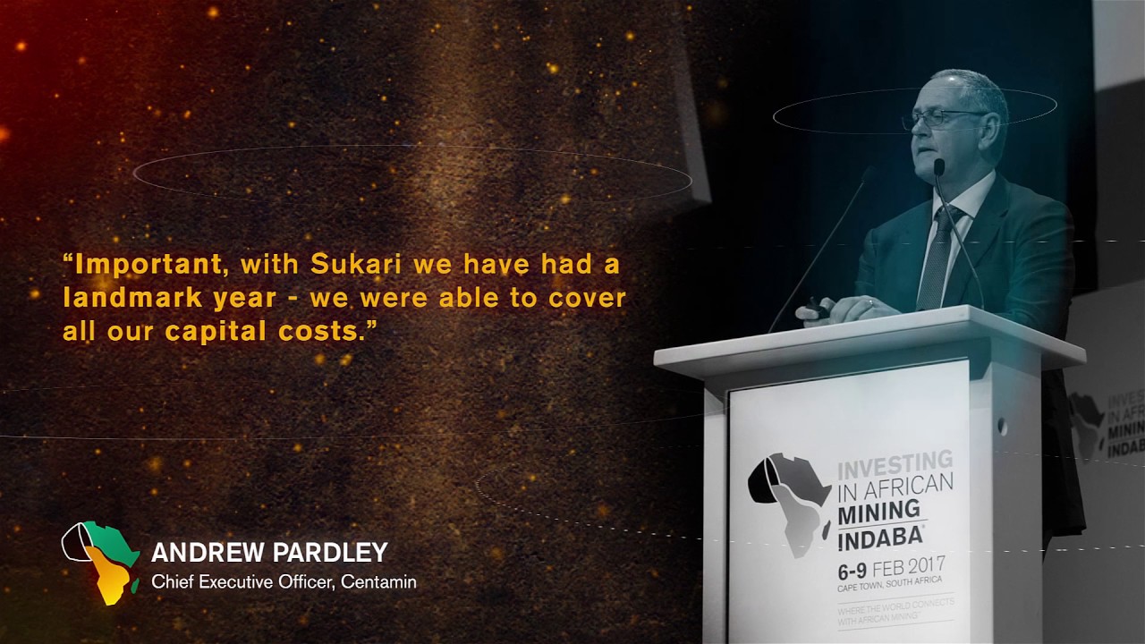 Mining Indaba 2017: Andrew Pardley - CEO, Centamin