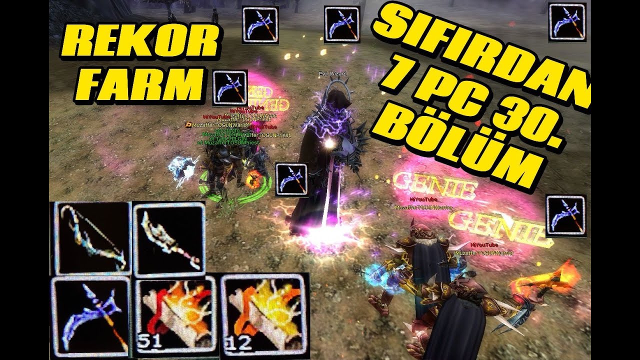 7 PC KNİGHT ONLİNE SIFIRDAN ZERO FARM SERİSİ 30.BÖLÜM & PUS DESTEKLİ