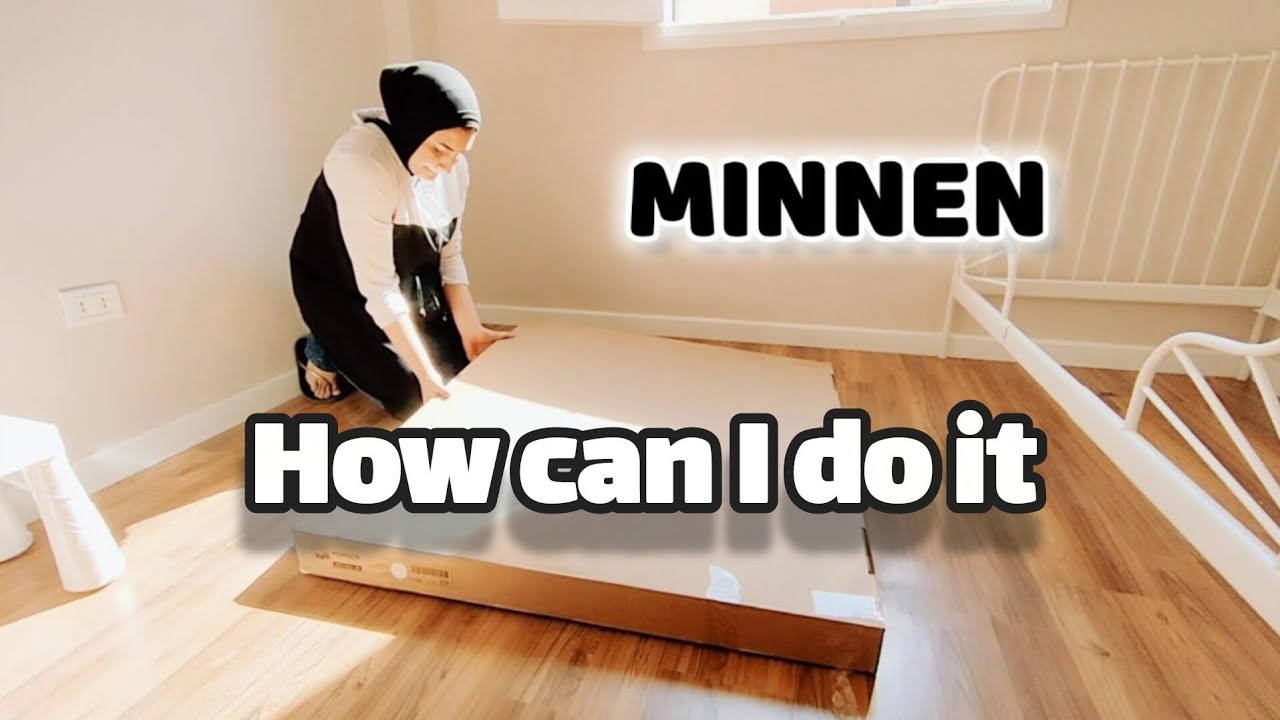 تركيب سرير MINNEN قابل للتمديد ..الحل الامثل للمساحات الصغيرة IKEA MINNEN White Bed