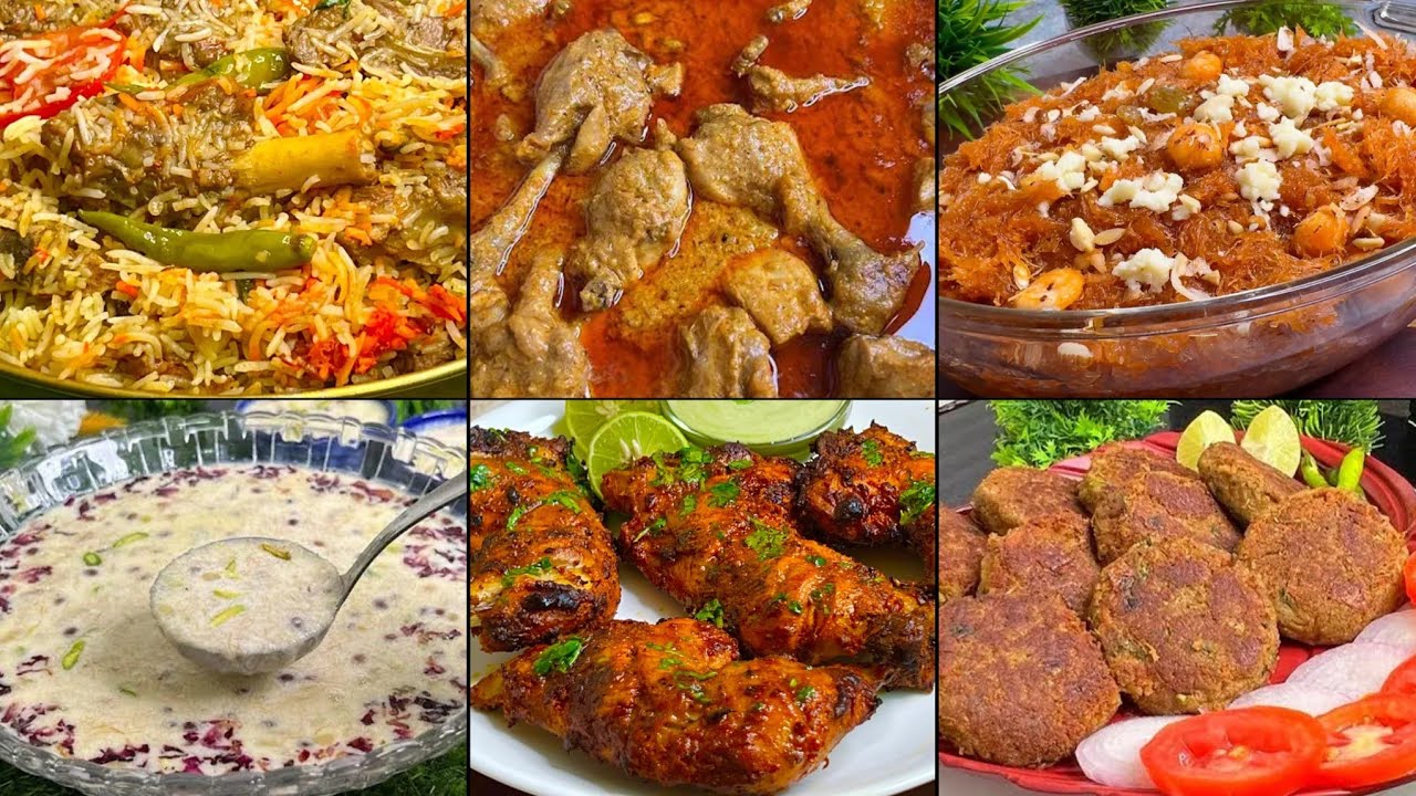 Eid Dawat Menu| Mutton Biryani | Chicken Korma| Shami Kabab |  Chicken Fry | Khurma | Kiwami Sewai