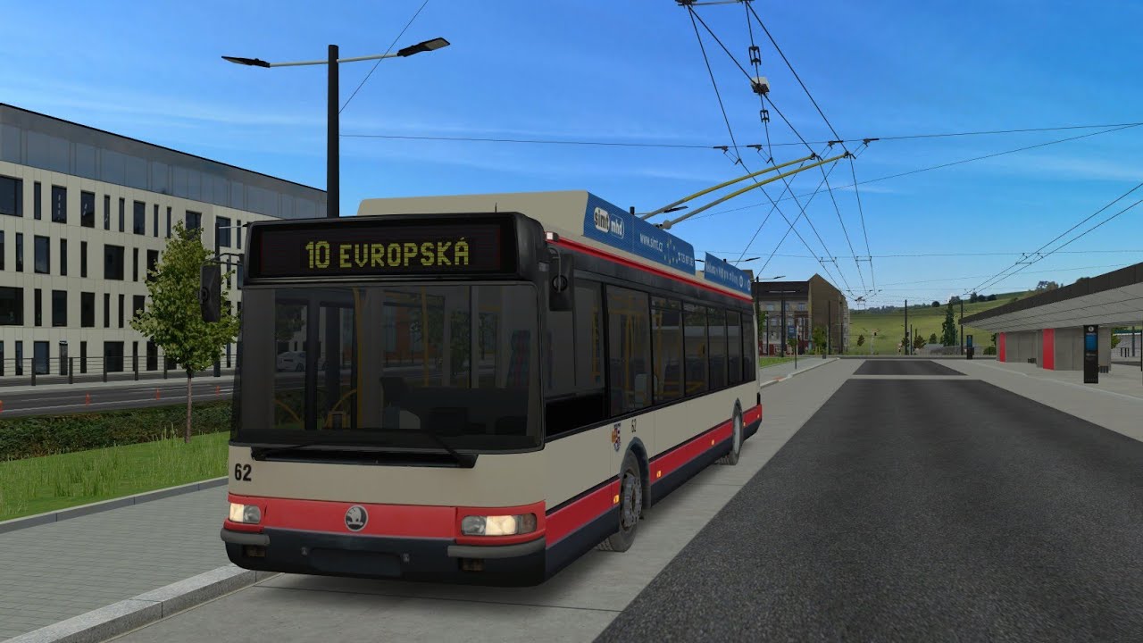 Simt Simulator 1.8.101 - Linia 10 (Kurs Skr&oacute;cony) - &Scaron;koda 24Tr Citybus
