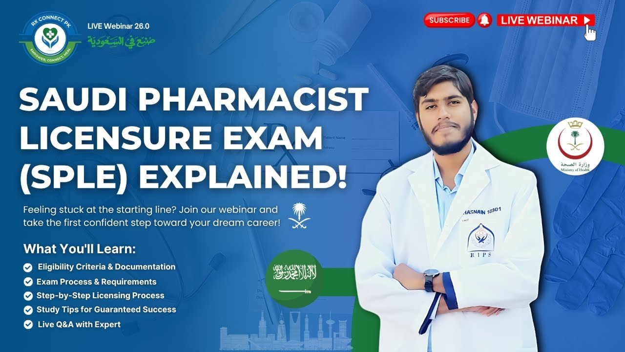 Saudi Pharmacist Licensure Exam (SPLE) Explained!