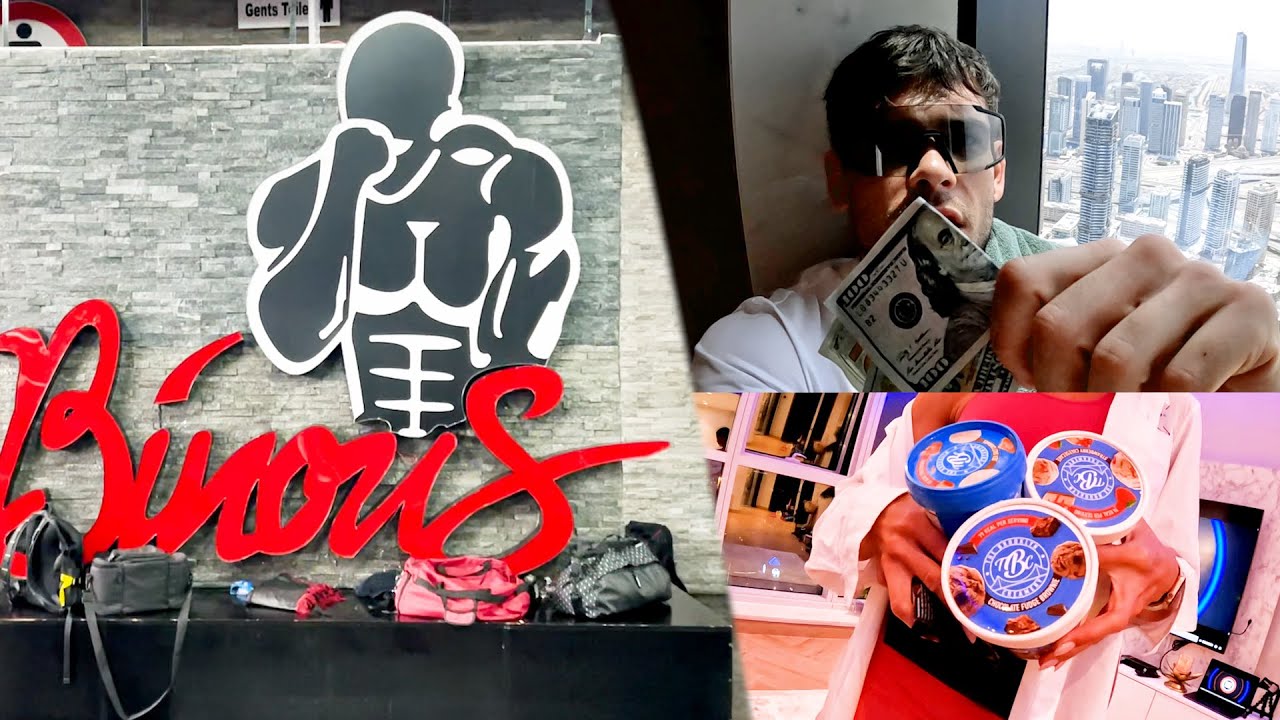 Самый большой тренажерный зал в Дубай - Binous Gym. Заработали $10.000. Читмил.