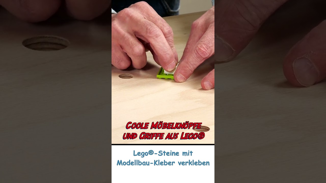 Coole M&ouml;belkn&ouml;pfe und Griffe aus Lego&reg;-Bausteinen #shorts