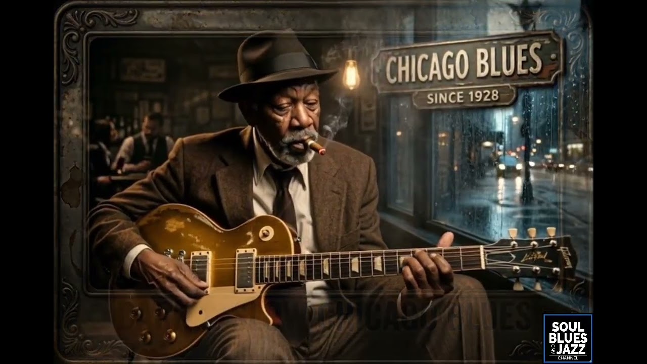 Soul Blues and Jazz: Dark & Slow Chicago Blues for a Rainy Night