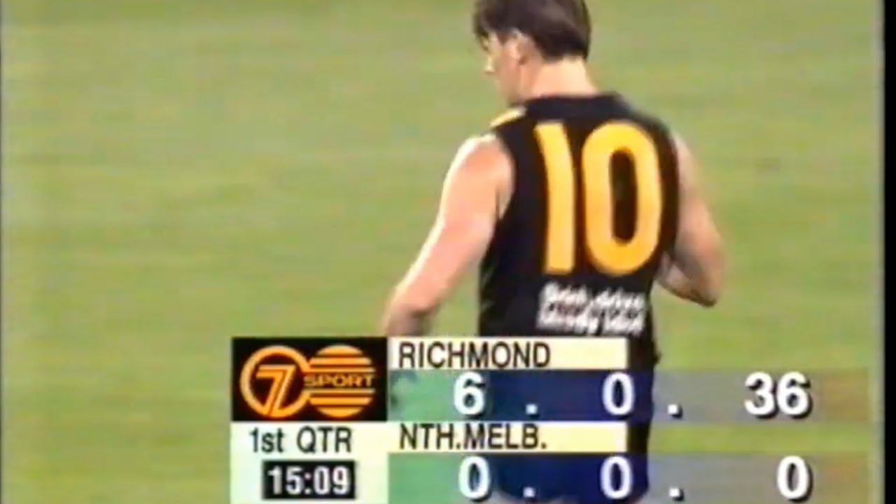 1995 AFL Round 4 - Richmond vs North Melbourne - First 9 minutes - 3AW Commentary