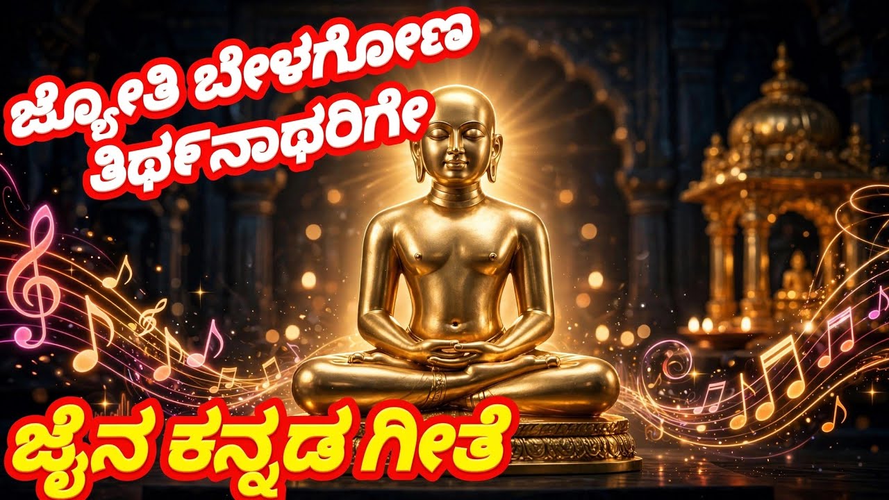 ಜ್ಯೋತಿ ಬೇಳಗೋಣ ತೀರ್ಥನಾಥರಿಗೇ ಜೈನ ಕನ್ನಡ ಗೀತೆ / jyoti belagona thirthanatarige jain kannada song