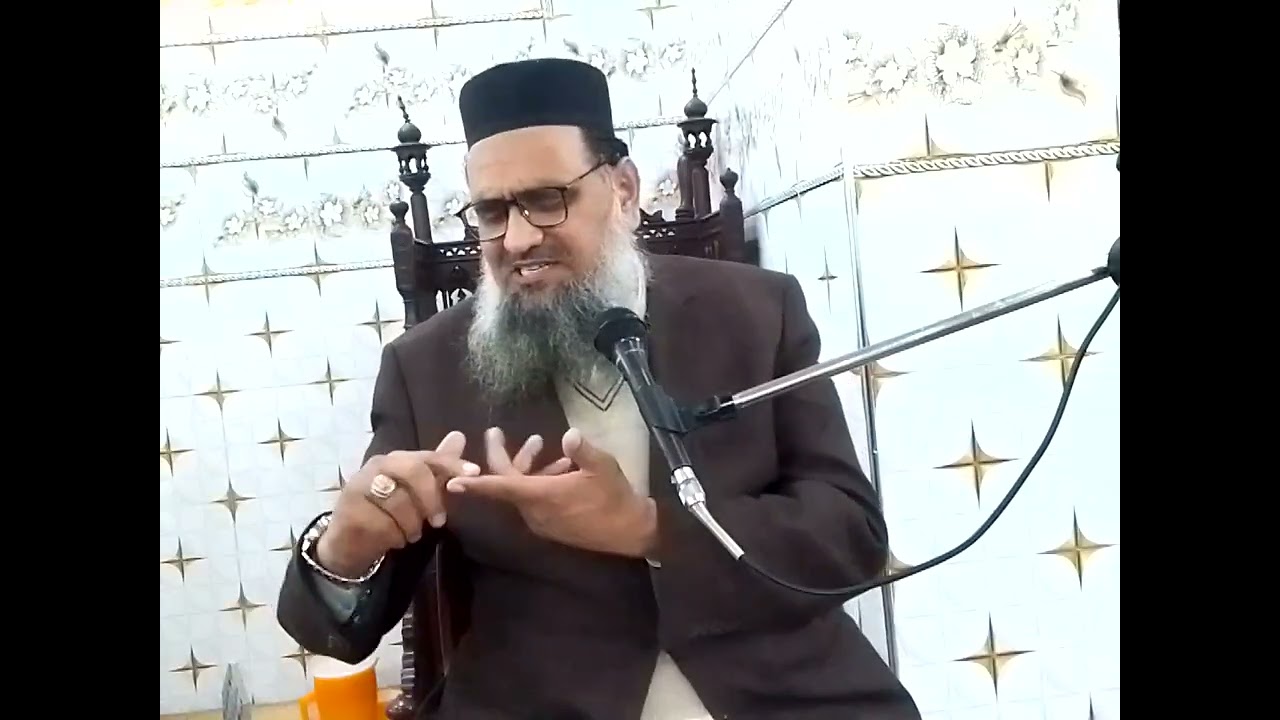مجاہداسلام علامہ محمدابرارظھیر صاحب موضوع تزکیہ نفس