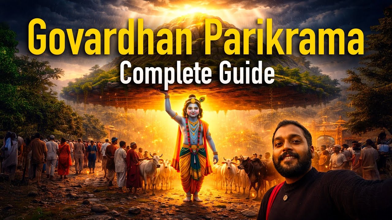 Говардхан Парикрама 21 км Прогулка | Подробный тур с гидом, все храмы и места для посещения на Го...