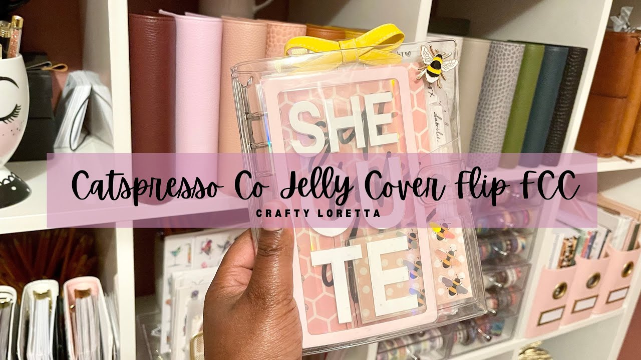 Clear Catspresso Co Jelly Cover Flip Through Personal/FCC | GIVEAWAY CLOSED