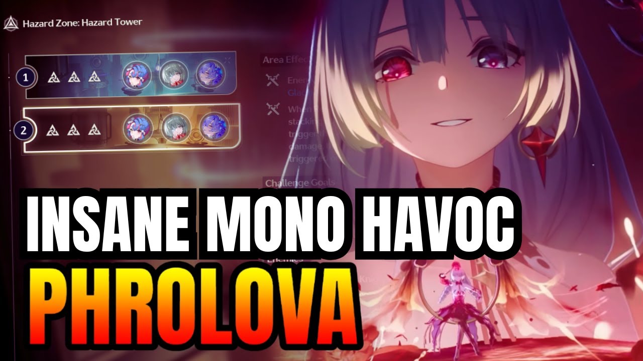 SO THIS IS MONO HAVOC TEAM! S0R1 Phrolova Roccia Cantarella vs Hazard Tower | Wuthering Waves