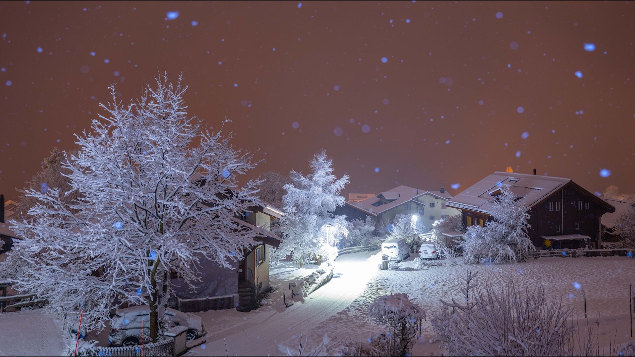 Wunderbares Winter Wunderland Schweiz
