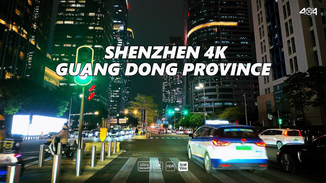 Night POV Driving through Shenzhen | Futian - Longhua | 4K HDR Scenic Drive Lo-fi Beats | Real China