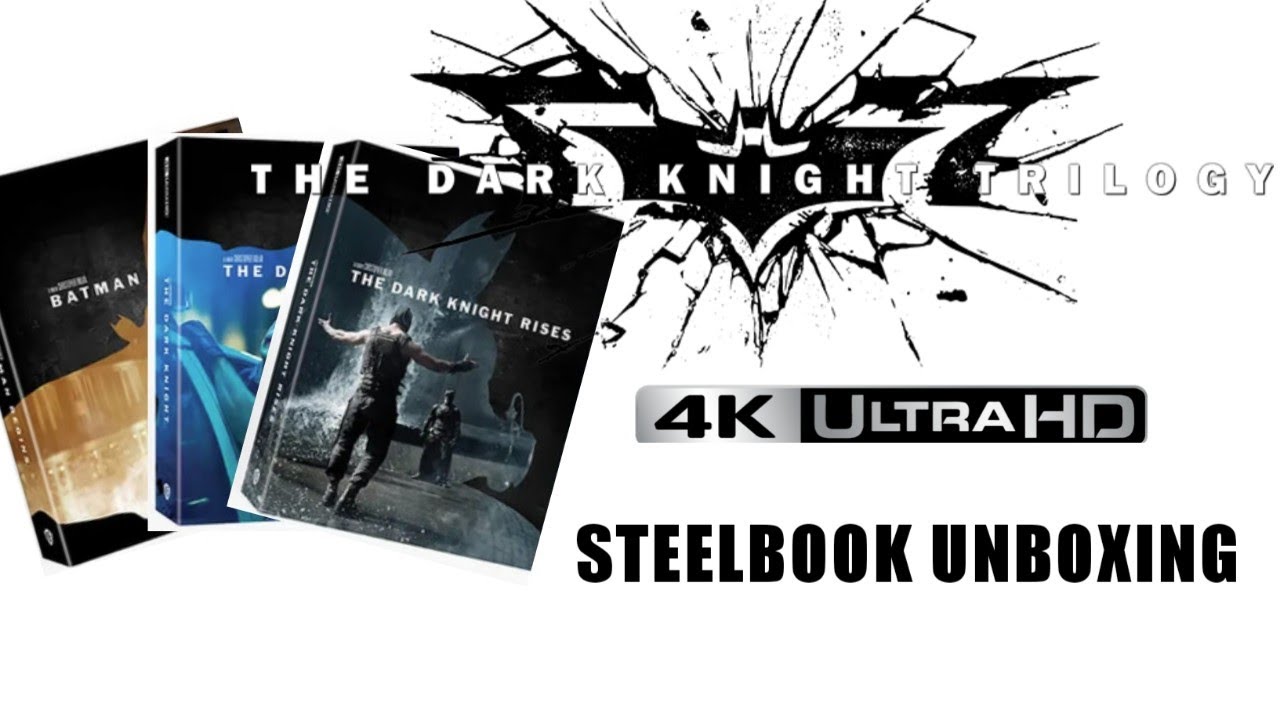 THE DARK KNIGHT TRILOGY 4K UHD Steelbook Unboxing | Ultimate Collector's Edition