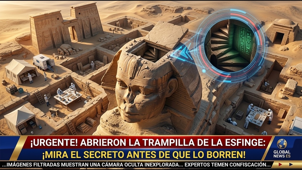 ¡Abrieron la trampilla secreta sobre los ojos de la Esfinge! Míralo antes de que lo borren