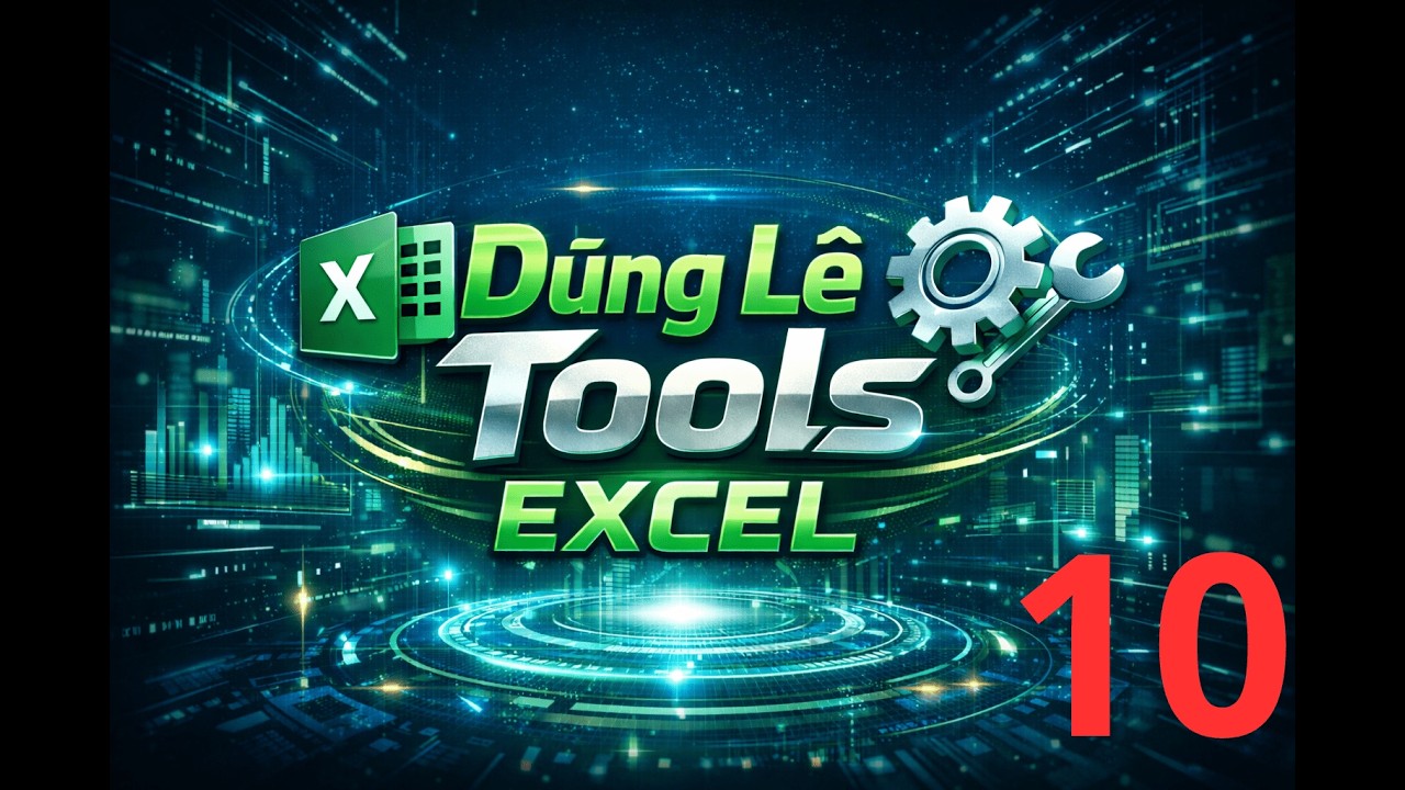 10. [Chia sẻ Excel] Chuyển đổi từ hàng sang cột sử dụng Tranpose và tiện ích DungLeTools trong Excel