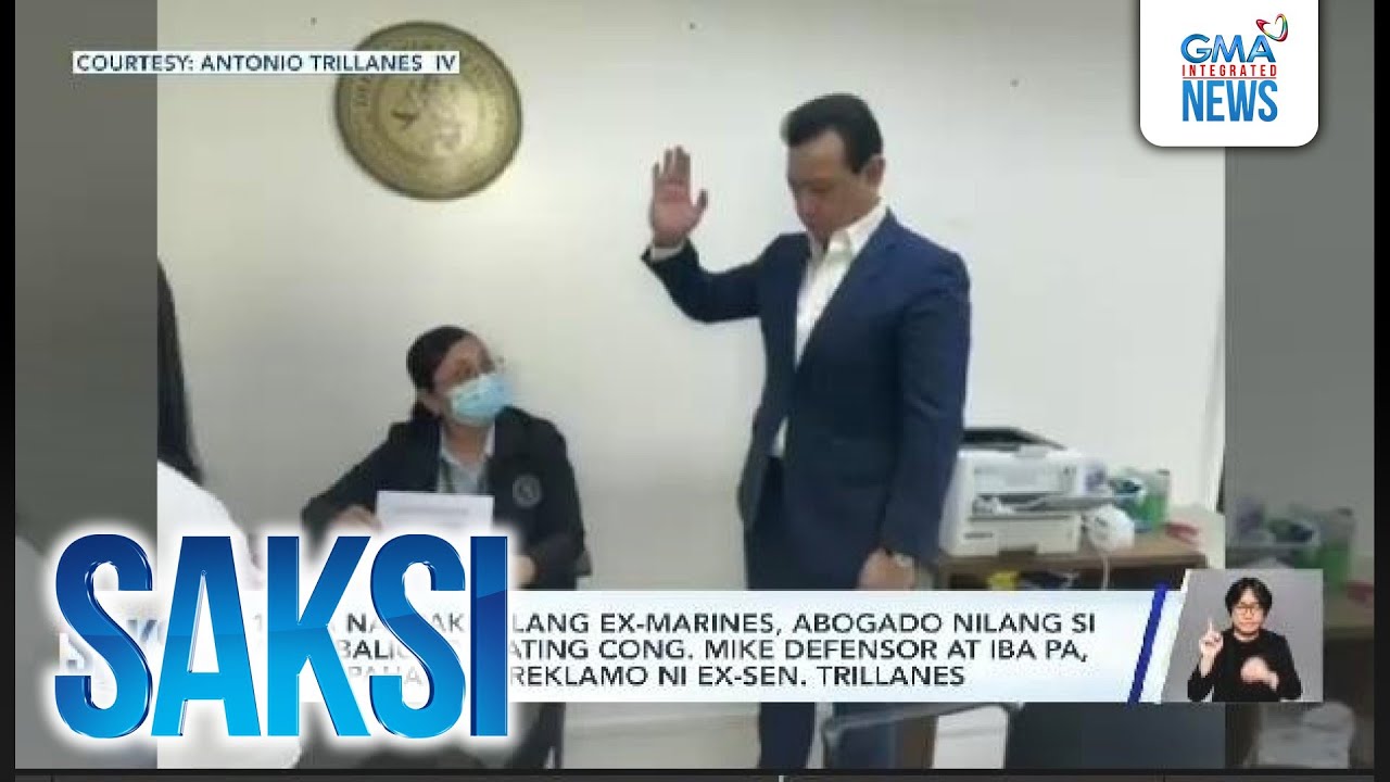 18 na nagpakilalang ex-marines, abogado nilang si Atty. Baligod, Dating Cong. Mike... | Saksi