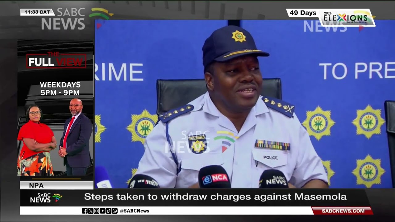 NPA wants charges against Masemola dropped
