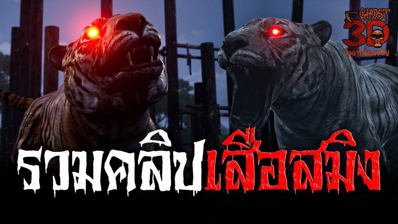 รวมคลิปเสือสมิง ฟังกันยาวๆ | Ghost3D ไดอารี่สยองขวัญ