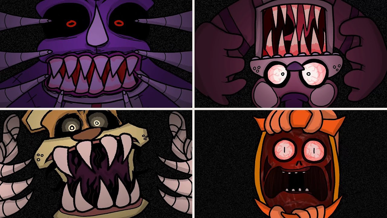Five Nights at Friedrich's - All Jumpscares & Game Over Screens
