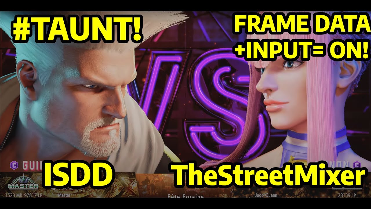Street Fighter 6 ➥ ISDD imstilldadaddy (GUILE ガイル) VS TheStreetMixer (MANON) 4K Master Ranks