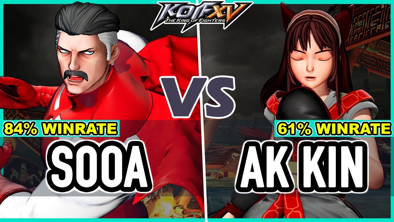 KOF XV ▰ Sooa (O.Chris/Rugal/Goenitz) vs Ak Kin (Duo Lon/Nakoruru/Meitenkun)