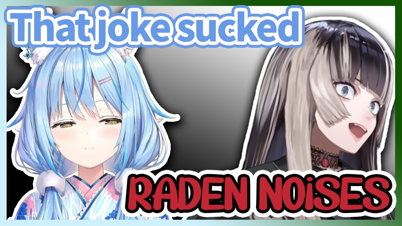 Lamy will show no mercy if Raden flops jokes in 3D [Juufuutei Raden/Yukihana Lamy]