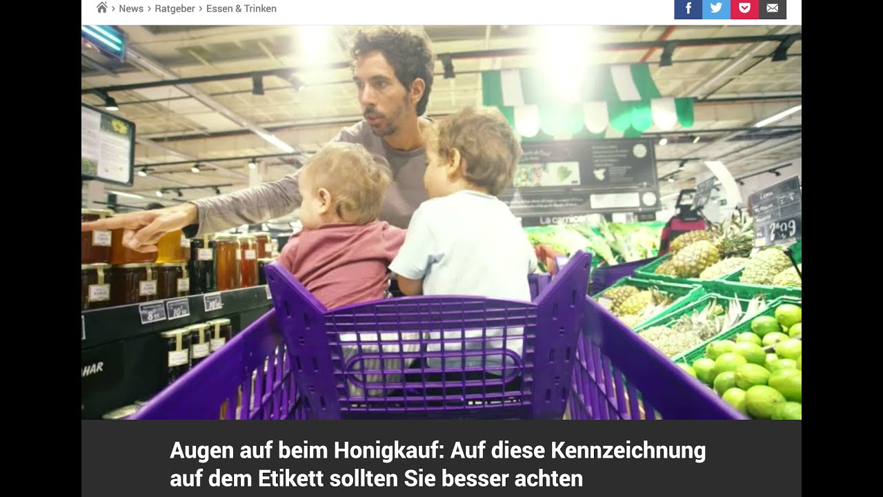 Honig aus EU-L&auml;ndern h&auml;ufig gepanscht. Nur Honig aus DEutsdchalnd ist immer umgepanscht!