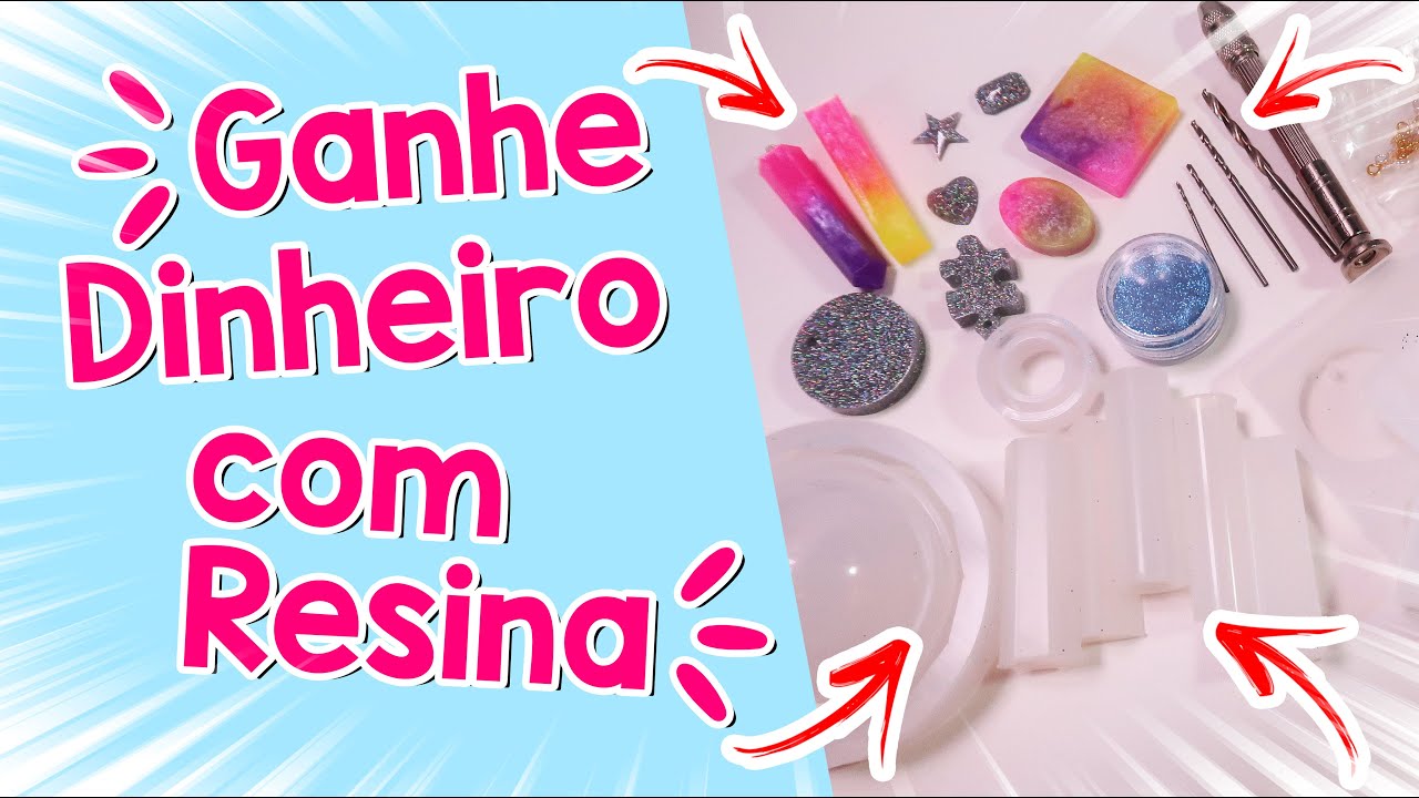 GANHE DINHEIRO TRABALHANDO COM RESINA EPÓXI - KIT DE FERRAMENTAS