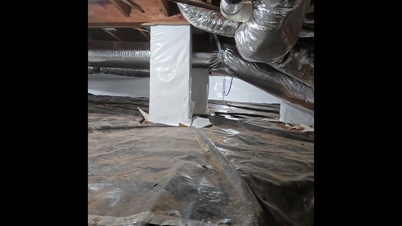 Another Finished Crawlspace Encapsulation  