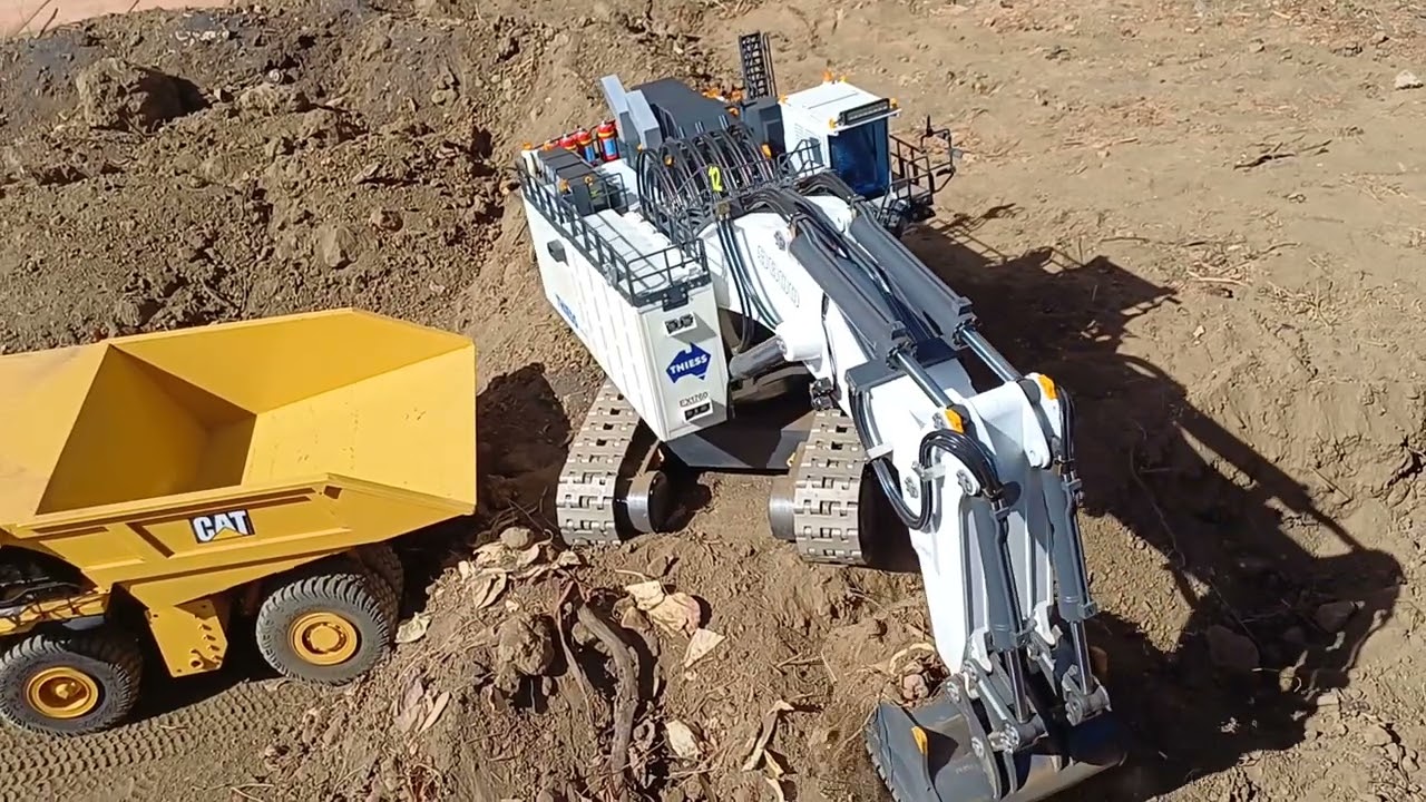 rc liebherr 9800 and cat 793d 💪