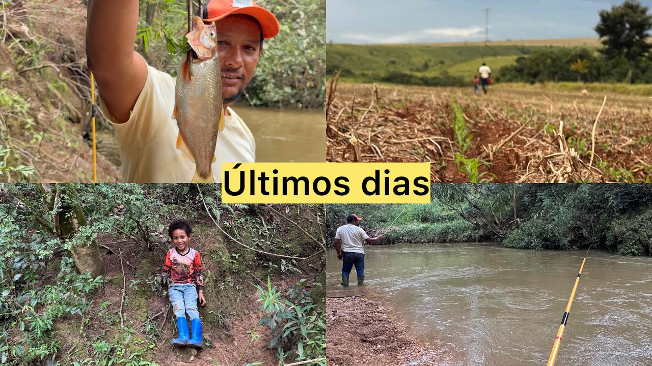 Ele saiu antes das cinco da manhã// aproveitando os últimos dias