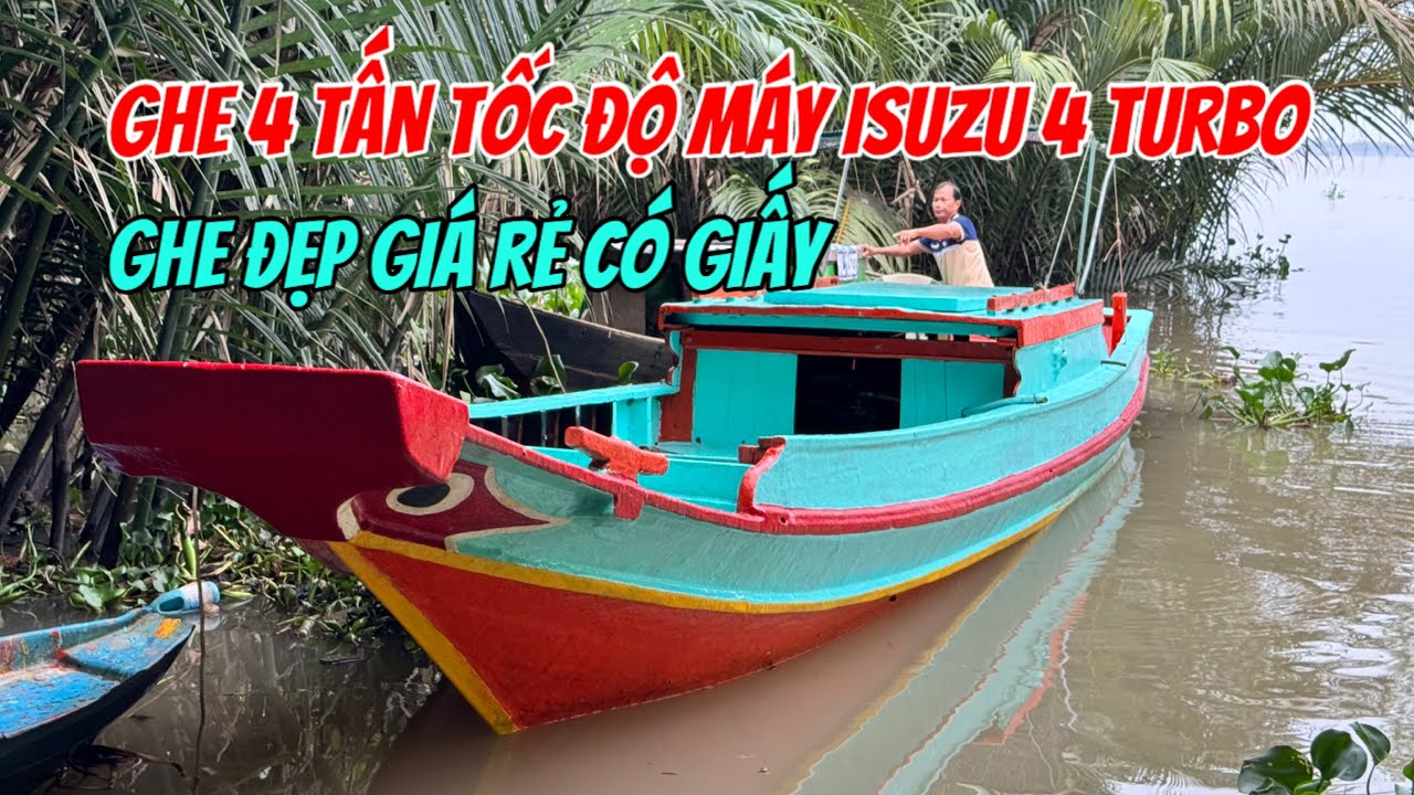 Bán Ghe 4 Tấn Tốc Độ Máy Isuzu 4(102 TQ) Turbo Có Giấy Keo Composite Chỉ 55tr 0923,5555,97 Tâm Vlog