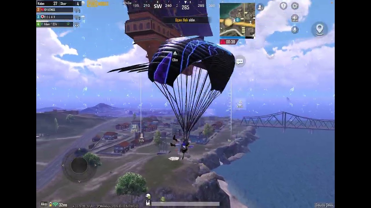 Pubg• güçlü adamlar vardı ama yinede yendim